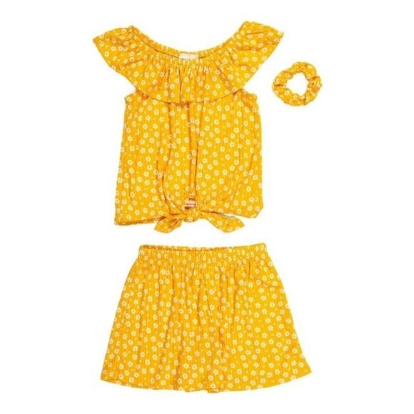 LILY BLEU Big Girls 2pc Top & Shorts Set Size 12 - Picture 1 of 3